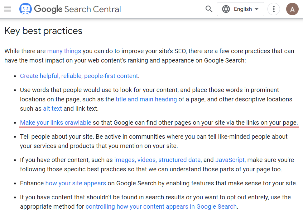 Google Search Central SEO Key Best Practices